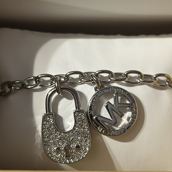 Michael Kors silver padlock bracelet. - Picture 3 of 5